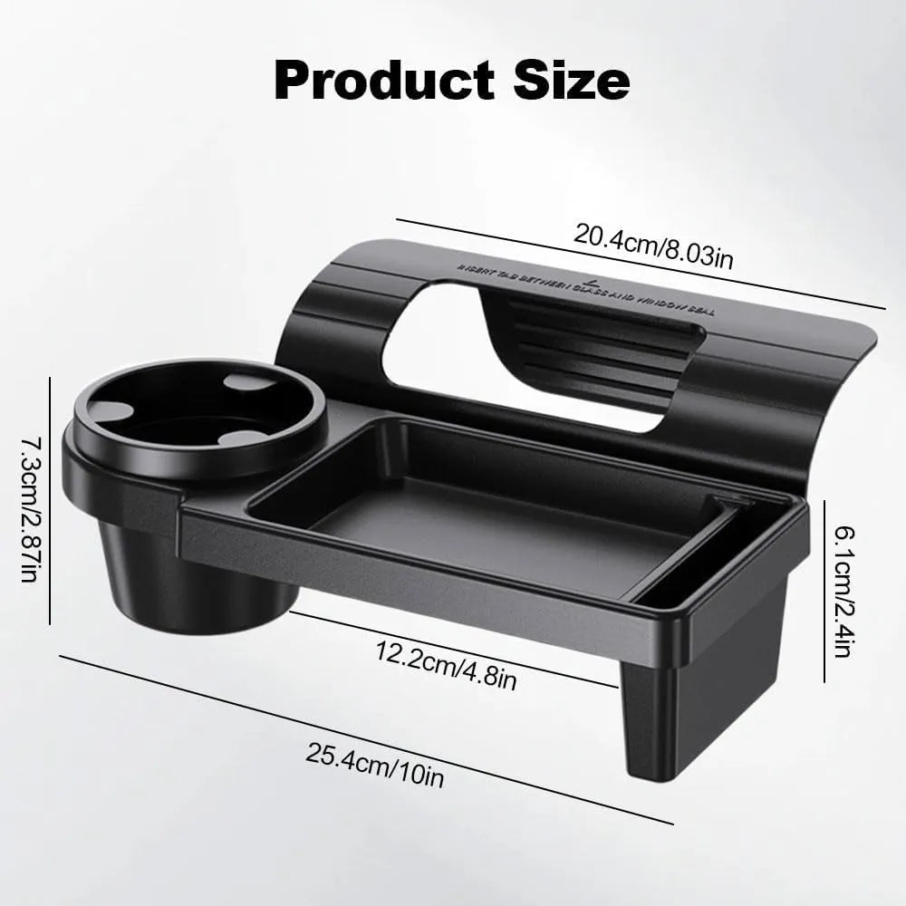 Roselli⢠3-in-1 Car Console Organizer with Cup & Phone Holder