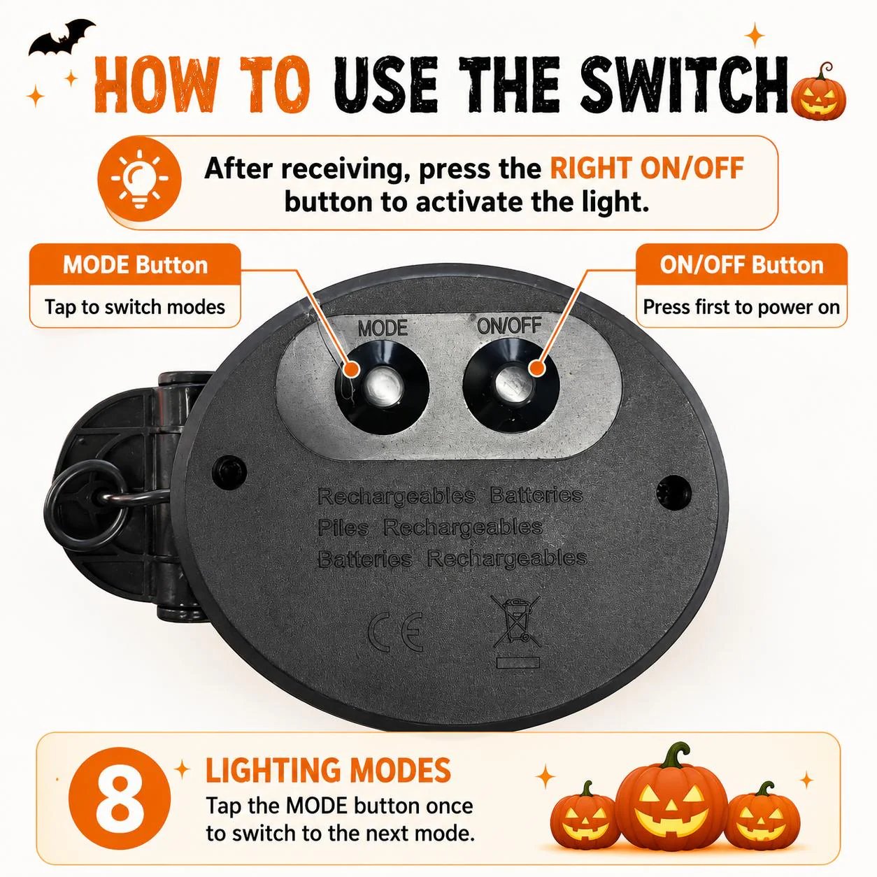 🎃Solar Pumpkin Stake Lights