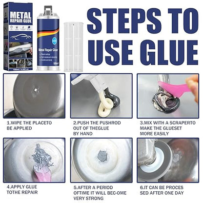 Roselli™ Heavy-Duty Casting Glue – Permanent Fix for Engines & Pipes🛠️