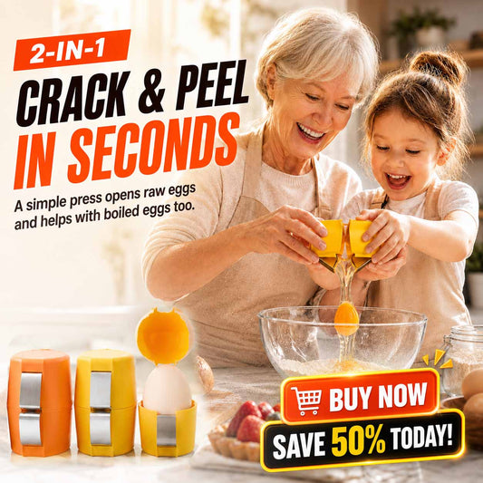 🔥🔥🔥Limited-time 😮‍💨 🍳 Quick Egg Cracker Tool – Open Hundreds Of Eggs Faster & Cleaner 🔥