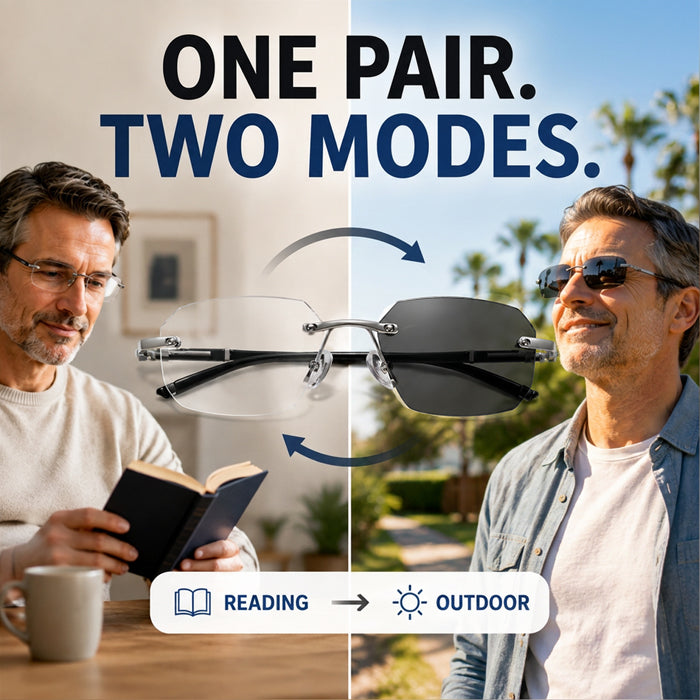 Smart Auto-Focus Reading Glasses | Crystal Clear Vision for Seniors 👓❤️