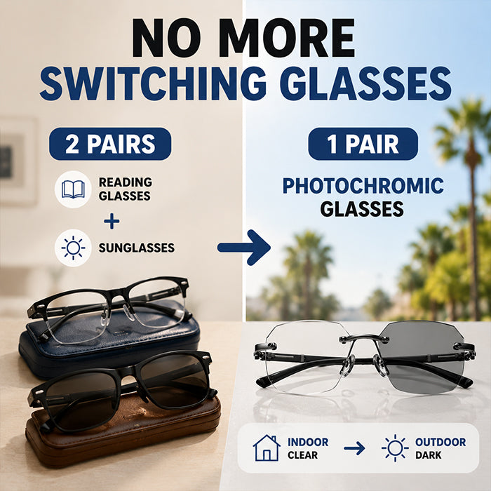 Smart Auto-Focus Reading Glasses | Crystal Clear Vision for Seniors 👓❤️