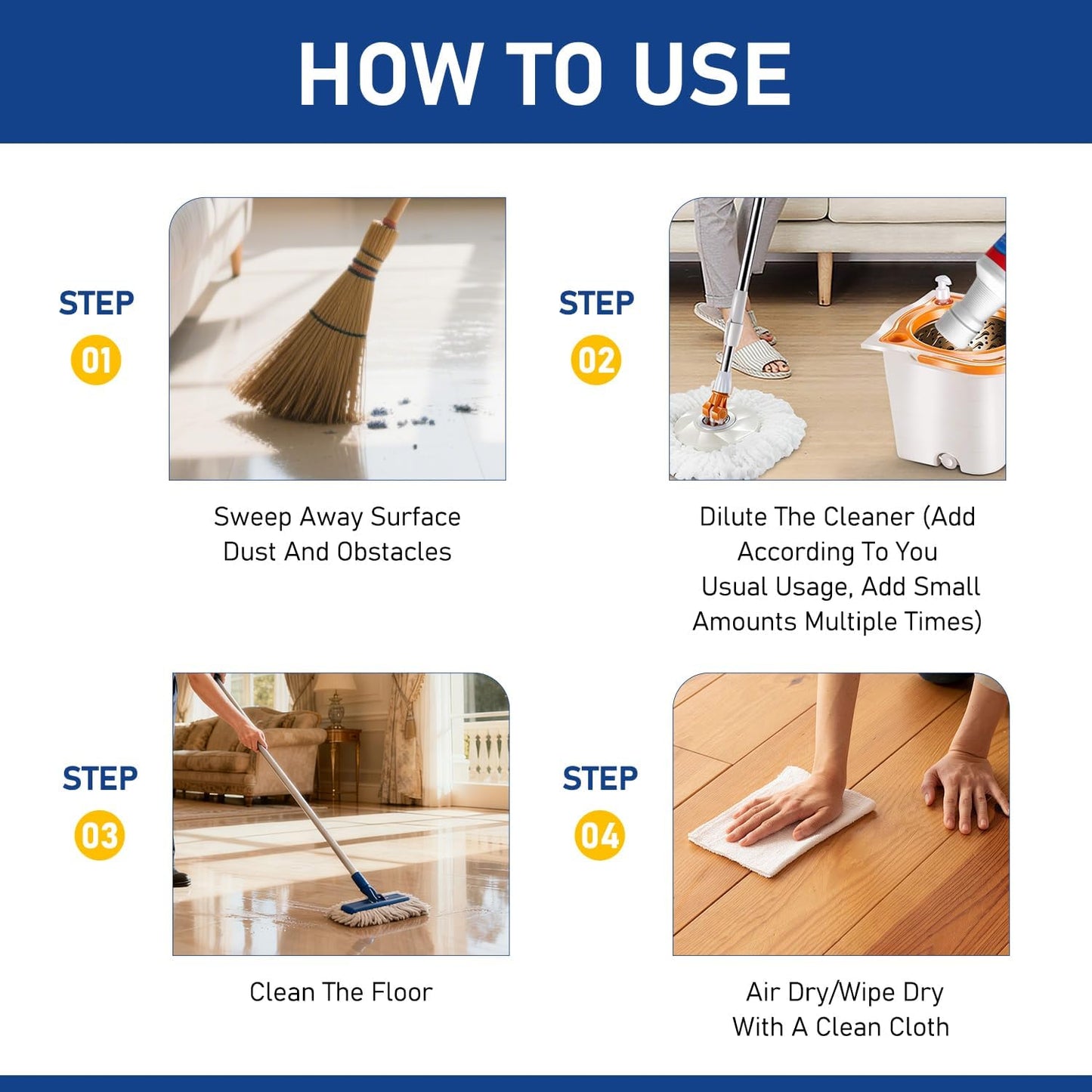 Roselli™ Floor Care Polish – Repairs scratches and leaves no damage on wood or tile floors 🧽✨ (offer)