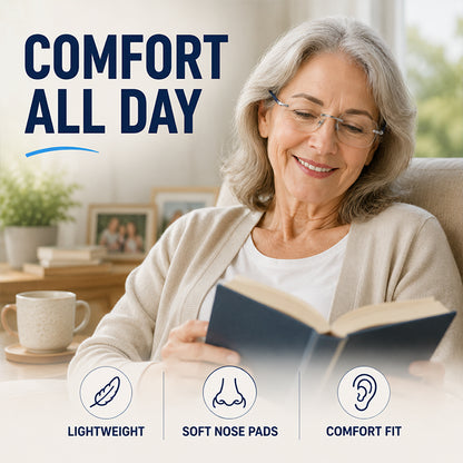 Smart Auto-Focus Reading Glasses | Crystal Clear Vision for Seniors 👓❤️