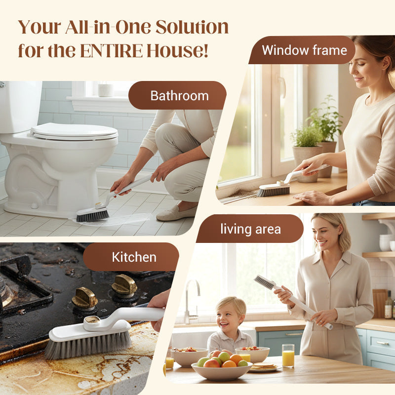 🔥LAST DAY SALE-50% OFF🎁3-In-1 Multi-Function Rotating Crevice Cleaning Brush (offer)