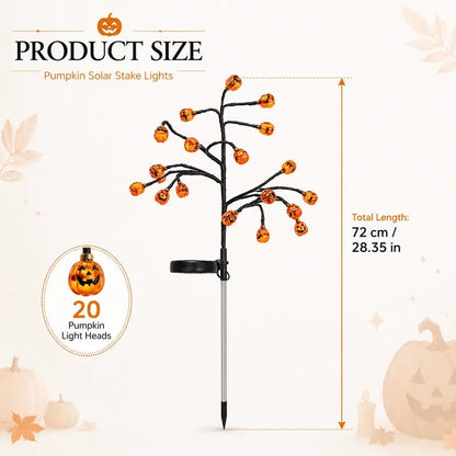 🎃Solar Pumpkin Stake Lights