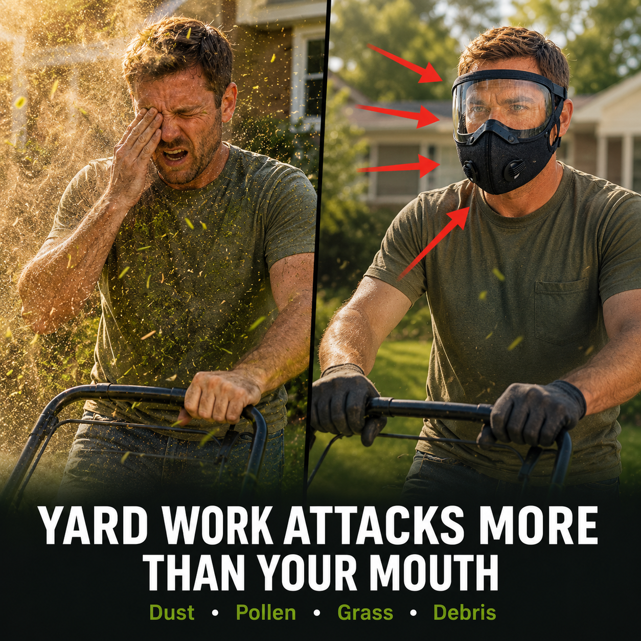 FONOME GardenShield™ Full-Face Dust Protection Mask (OFFER) (Copy)