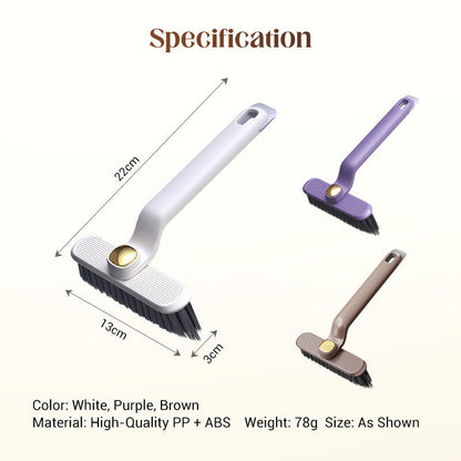 🔥LAST DAY SALE-50% OFF🎁3-In-1 Multi-Function Rotating Crevice Cleaning Brush (offer)