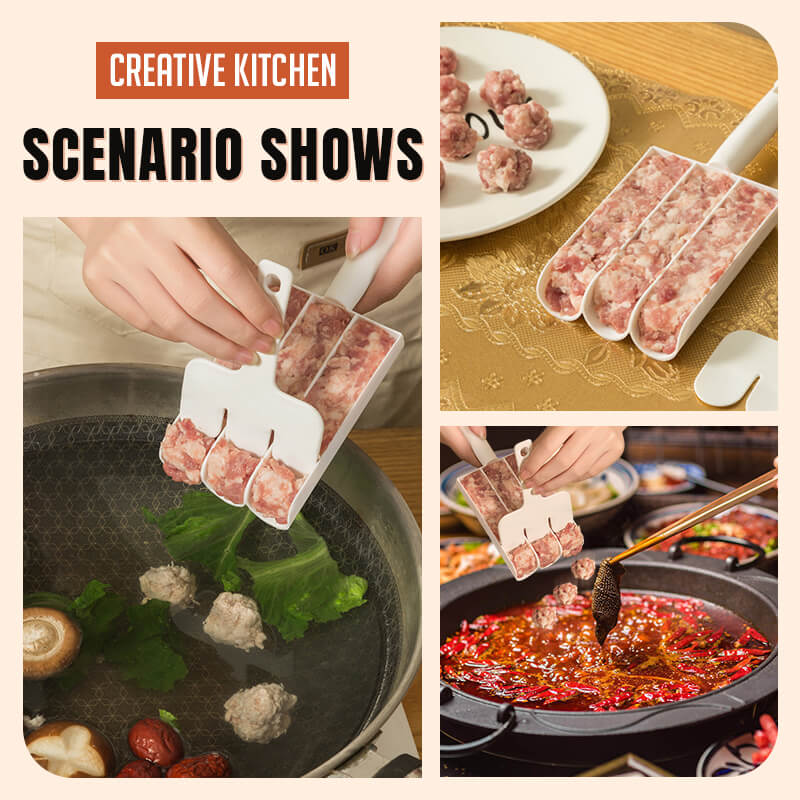 Roselli™ 3-in-1 Zero-Touch Meatball Maker - Stop Touching Raw Meat