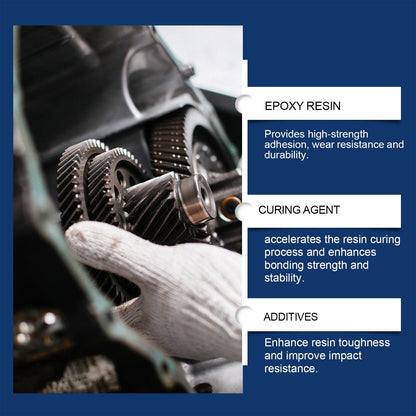 Roselli™ Heavy-Duty Casting Glue – Permanent Fix for Engines & Pipes🛠️