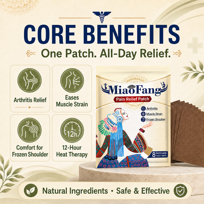 🌿 Pain Relief Patch — 12 Hours of Penetrating Heat That Works Deep (offer)