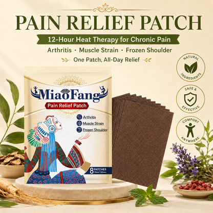 🌿 Pain Relief Patch — 12 Hours of Penetrating Heat That Works Deep (offer)