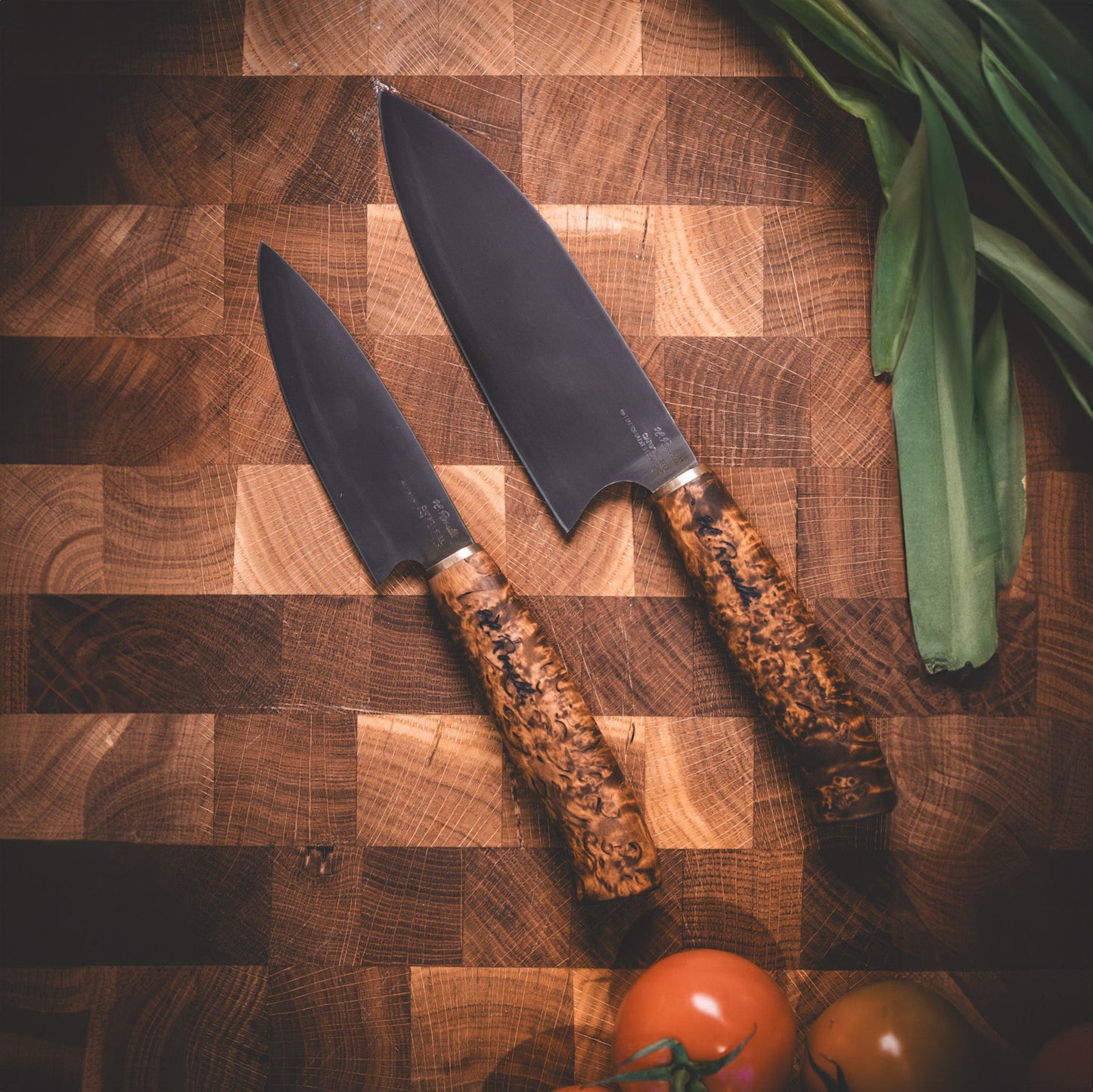 Santoku kitchen knife
