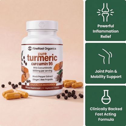 Pure Curcumin Turmeric Capsules (1,000mg)