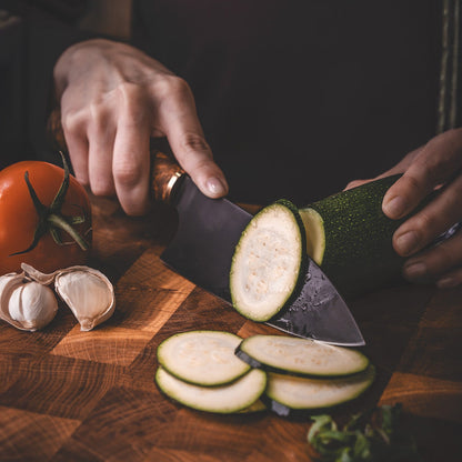 Santoku kitchen knife