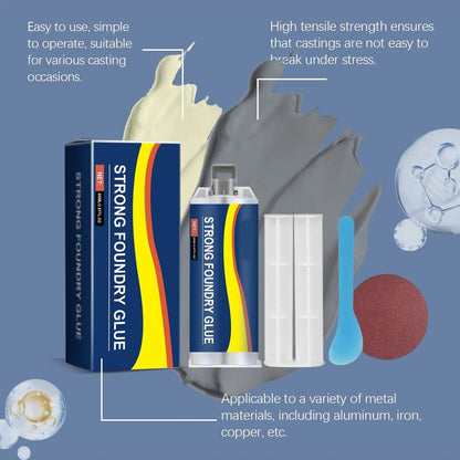 Roselli™ Heavy-Duty Casting Glue – Permanent Fix for Engines & Pipes🛠️