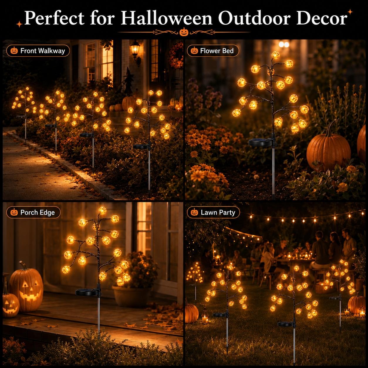 🎃Solar Pumpkin Stake Lights (offer)