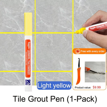🖌️ Anti-Mould & Waterproof Joint Pen for Ceramic Tiles! 🧱