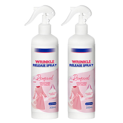🥳2026 HOT SALE🥳💞50K+ SOLD!👔❤️‍🔥 50% OFF! Multi‑Functional Wrinkle Release Spray – Sprays away creases in minutes. Removes odours, gentle on fabrics. No ironing needed! A travel must‑have. 👕✨