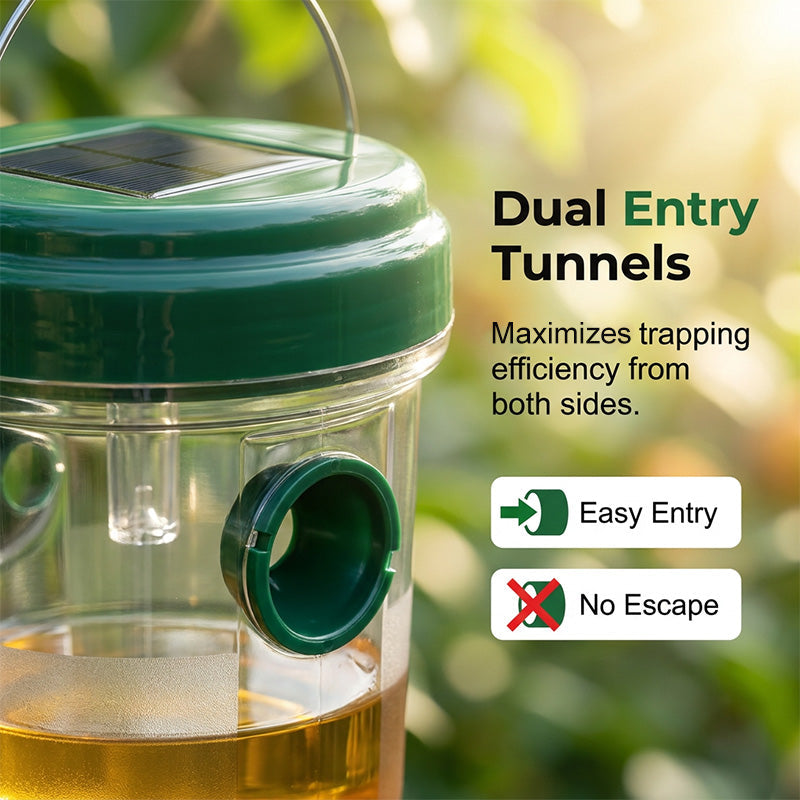 🔥2026 HOT SALE🔥New Arrival☀️olar LED Wasp & Yellow Jacket Trap 🌿