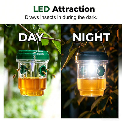 🔥2026 HOT SALE🔥New Arrival☀️olar LED Wasp & Yellow Jacket Trap 🌿
